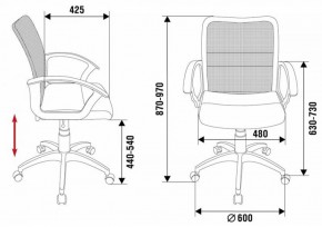 Кресло Бюрократ CH-590/BLACK в Лесном - lesnoy.ok-mebel.com | фото 5