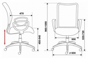 Кресло Бюрократ CH-599AXSN/TW-11 чёрный в Лесном - lesnoy.ok-mebel.com | фото 3
