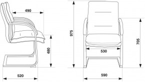 Кресло Бюрократ T-9927SL-LOW-V/BLACK в Лесном - lesnoy.ok-mebel.com | фото 4