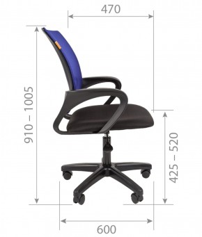 Кресло для оператора CHAIRMAN 696  LT (ткань стандарт 15-21/сетка TW-04) в Лесном - lesnoy.ok-mebel.com | фото 5