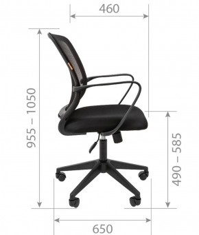 Кресло для оператора CHAIRMAN 698 (ткань/сетка TW - оранжевый) в Лесном - lesnoy.ok-mebel.com | фото 3