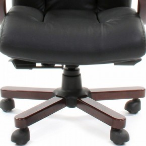 Кресло для руководителя Chairman 421 черный/орех темный, черный в Лесном - lesnoy.ok-mebel.com | фото 4