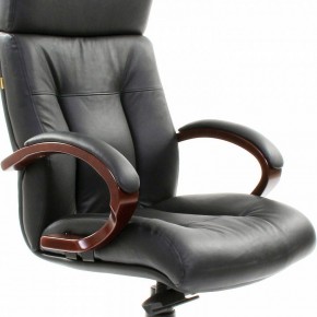 Кресло для руководителя Chairman 421 черный/орех темный, черный в Лесном - lesnoy.ok-mebel.com | фото 6