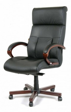 Кресло для руководителя Chairman 421 черный/орех темный, черный в Лесном - lesnoy.ok-mebel.com | фото 7