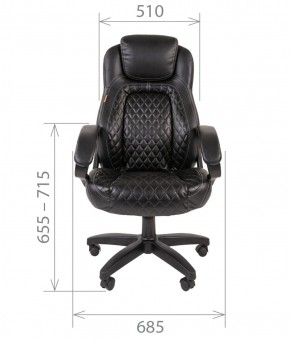 Кресло для руководителя  CHAIRMAN 432 (Экокожа черная) в Лесном - lesnoy.ok-mebel.com | фото 4