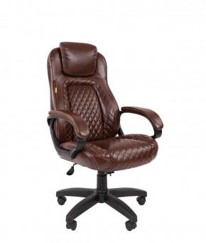 Кресло для руководителя  CHAIRMAN 432 (Экокожа коричневая) в Лесном - lesnoy.ok-mebel.com | фото 1