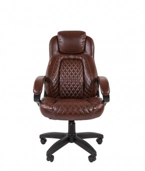 Кресло для руководителя  CHAIRMAN 432 (Экокожа коричневая) в Лесном - lesnoy.ok-mebel.com | фото 2