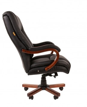 Кресло для руководителя CHAIRMAN  503 (Кожа) Черное в Лесном - lesnoy.ok-mebel.com | фото 3