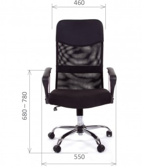 Кресло для руководителя CHAIRMAN 610 N (15-21 черный/сетка черный) в Лесном - lesnoy.ok-mebel.com | фото 4
