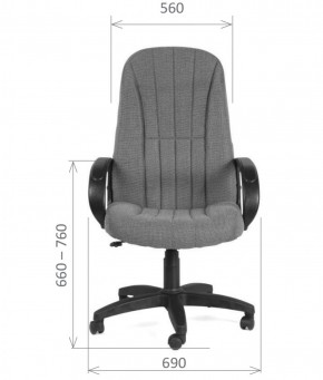 Кресло для руководителя  CHAIRMAN 685 СТ (ткань стандарт 10-356 черная) в Лесном - lesnoy.ok-mebel.com | фото 5