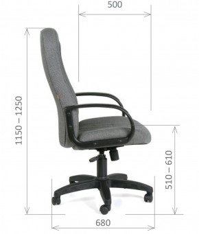 Кресло для руководителя  CHAIRMAN 685 СТ (ткань стандарт 10-356 черная) в Лесном - lesnoy.ok-mebel.com | фото 6