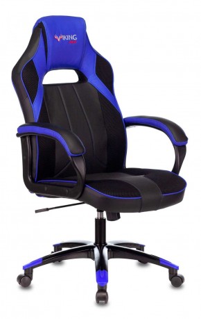 Кресло игровое Бюрократ VIKING 2 AERO BLUE черный/синий в Лесном - lesnoy.ok-mebel.com | фото