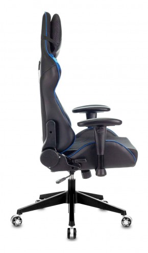 Кресло игровое Бюрократ VIKING 4 AERO BLUE черный/синий в Лесном - lesnoy.ok-mebel.com | фото 8