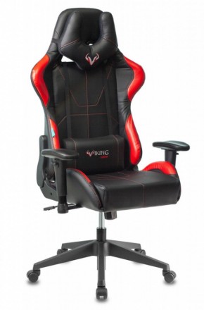 Кресло игровое Бюрократ VIKING 5 AERO RED черный/красный в Лесном - lesnoy.ok-mebel.com | фото