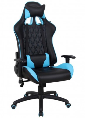 Кресло компьютерное BRABIX "GT Master GM-110" (черное/голубое) 531928 в Лесном - lesnoy.ok-mebel.com | фото