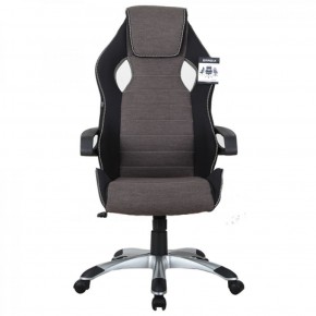 Кресло компьютерное BRABIX Techno GM-002 (ткань) черное/серое, вставки белые (531815) в Лесном - lesnoy.ok-mebel.com | фото 3