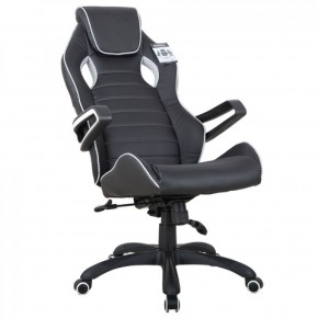Кресло компьютерное BRABIX Techno Pro GM-003 (экокожа черное/серое, вставки серые) 531814 в Лесном - lesnoy.ok-mebel.com | фото 4