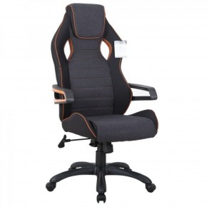 Кресло компьютерное BRABIX Techno Pro GM-003 (ткань черное/серое, вставки оранжевые) 531813 в Лесном - lesnoy.ok-mebel.com | фото