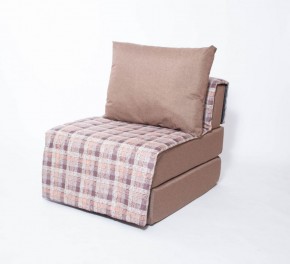 Кресло-кровать бескаркасное Харви (коричневый-квадро беж) в Лесном - lesnoy.ok-mebel.com | фото