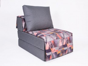 Кресло-кровать бескаркасное Харви (серый-сноу манго) в Лесном - lesnoy.ok-mebel.com | фото