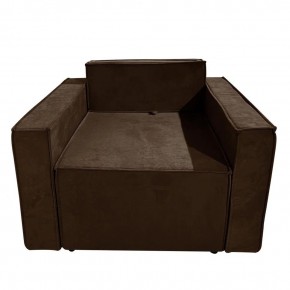 Кресло-кровать Принц КК1-ВК (велюр коричневый) в Лесном - lesnoy.ok-mebel.com | фото 1