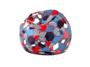 Кресло-мешок Мяч M (Geometry Slate) в Лесном - lesnoy.ok-mebel.com | фото