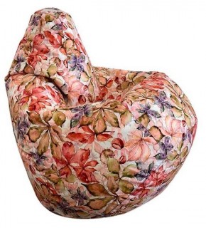 Кресло-мешок Цветы L в Лесном - lesnoy.ok-mebel.com | фото