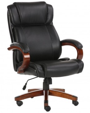 Кресло офисное BRABIX PREMIUM "Magnum EX-701" (дерево, рециклированная кожа, черное) 531827 в Лесном - lesnoy.ok-mebel.com | фото 1
