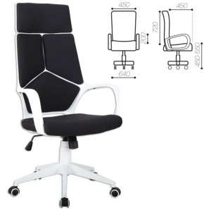 Кресло офисное BRABIX PREMIUM "Prime EX-515" (пластик белый, ткань, черное) 531812 в Лесном - lesnoy.ok-mebel.com | фото 2