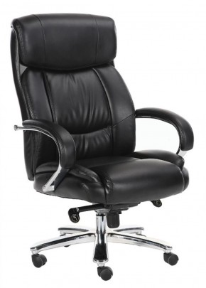 Кресло офисное BRABIX "Direct EX-580" (хром/рециклированная кожа/черное) 531824 в Лесном - lesnoy.ok-mebel.com | фото 1