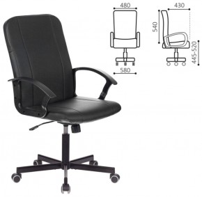 Кресло офисное BRABIX "Simple EX-521" (экокожа, черное) 532103 в Лесном - lesnoy.ok-mebel.com | фото 2