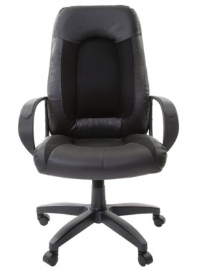 Кресло офисное BRABIX "Strike EX-525" (экокожа черная, ткань черная) 531381 в Лесном - lesnoy.ok-mebel.com | фото 5