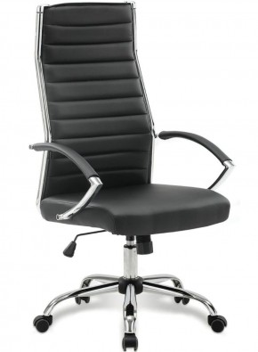 Кресло офисное BRABIX "Style EX-528", экокожа, хром, черное, 531947 в Лесном - lesnoy.ok-mebel.com | фото 1