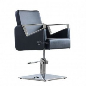 Кресло парикмахерское Barneo 6300V5 черное в Лесном - lesnoy.ok-mebel.com | фото