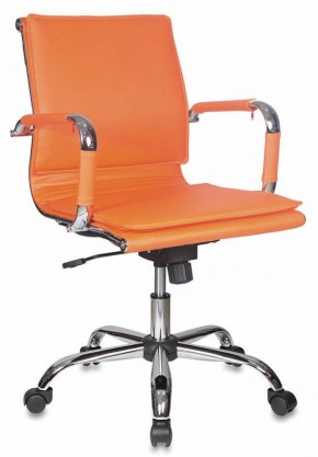 Кресло руководителя Бюрократ CH-993-LOW/ORANGE оранжевый в Лесном - lesnoy.ok-mebel.com | фото