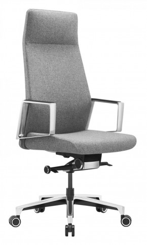 Кресло руководителя Бюрократ _JONS/CASHGREY серый в Лесном - lesnoy.ok-mebel.com | фото