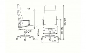 Кресло руководителя Бюрократ _JONS/CASHGREY серый в Лесном - lesnoy.ok-mebel.com | фото 4