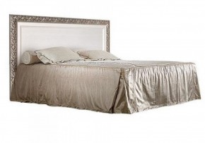 Кровать 2-х спальная (1,4 м) Тиффани штрих-лак/серебро (ТФКР140-1) в Лесном - lesnoy.ok-mebel.com | фото