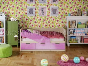 Кровать Бабочки (Сиреневый металлик) 1600 в Лесном - lesnoy.ok-mebel.com | фото