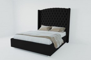 Кровать Берлин ЛЮКС без основания 800 (экокожа кольт ч) в Лесном - lesnoy.ok-mebel.com | фото
