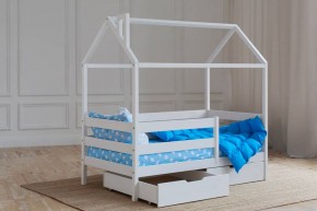 Кровать-домик 80*190 Белый в Лесном - lesnoy.ok-mebel.com | фото 4