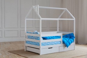Кровать-домик 80*190 Белый в Лесном - lesnoy.ok-mebel.com | фото 5