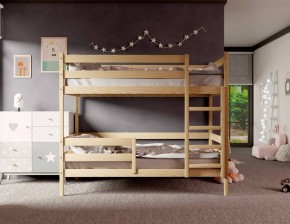 Кровать двухъярусная без крыши 80*160 без покраски в Лесном - lesnoy.ok-mebel.com | фото 3