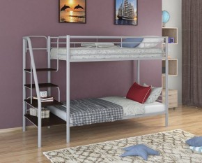 Кровать двухъярусная "Толедо" Серый/Венге в Лесном - lesnoy.ok-mebel.com | фото