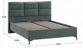 Кровать двуспальная Делана с ПМ Тип 1 в Лесном - lesnoy.ok-mebel.com | фото 4