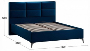 Кровать двуспальная Делана с ПМ Тип 1 в Лесном - lesnoy.ok-mebel.com | фото 4