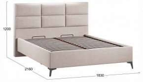 Кровать двуспальная Делана с ПМ Тип 1 в Лесном - lesnoy.ok-mebel.com | фото 4