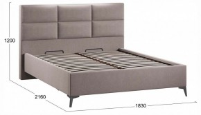 Кровать двуспальная Делана с ПМ Тип 1 в Лесном - lesnoy.ok-mebel.com | фото 4