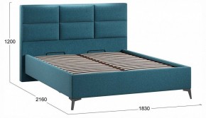 Кровать двуспальная Делана с ПМ Тип 1 в Лесном - lesnoy.ok-mebel.com | фото 4