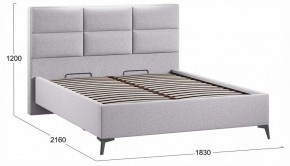 Кровать двуспальная Делана с ПМ Тип 1 в Лесном - lesnoy.ok-mebel.com | фото 4